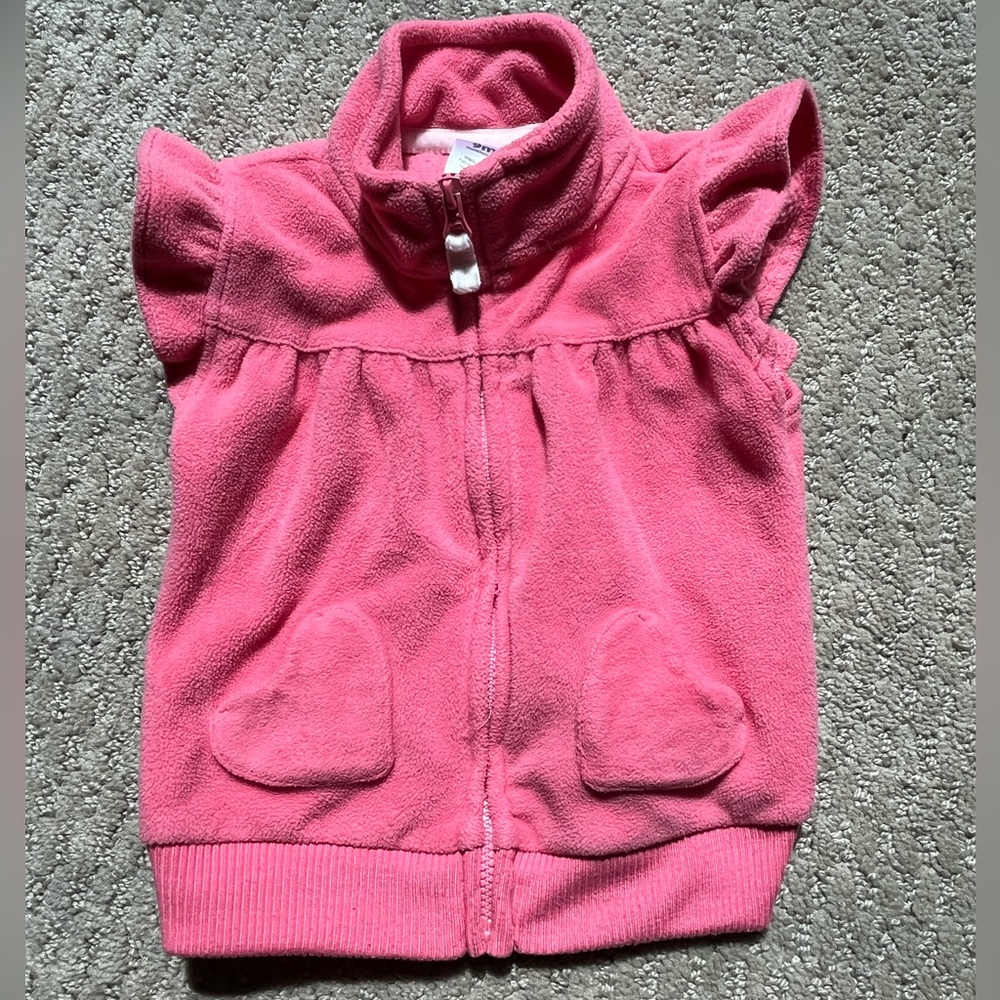 Pink Heart Carter’s Baby Vest